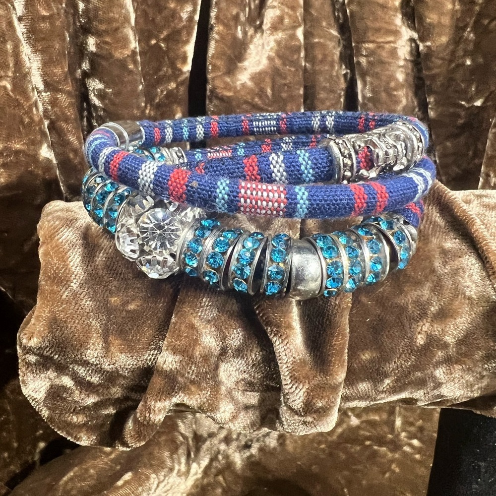 Fabric Wrap with Mix Crystals Spacers fits a 7โ inch Wrist Can Mix and Wraps
โ๏ธ - Picture 8 of 9